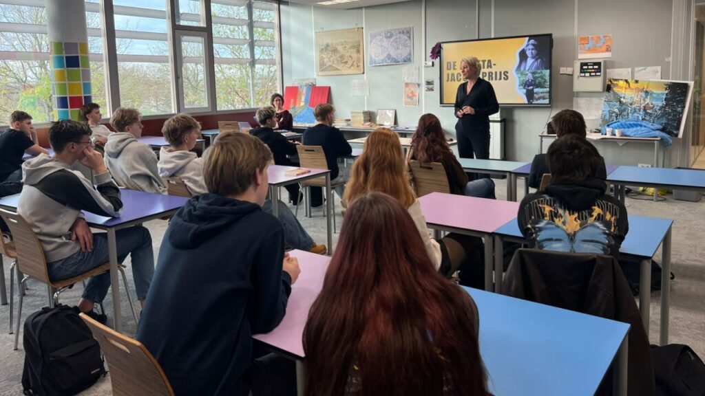 Erica van Lente op Aletta Jacobs College. Aletta Jacobs Prijs