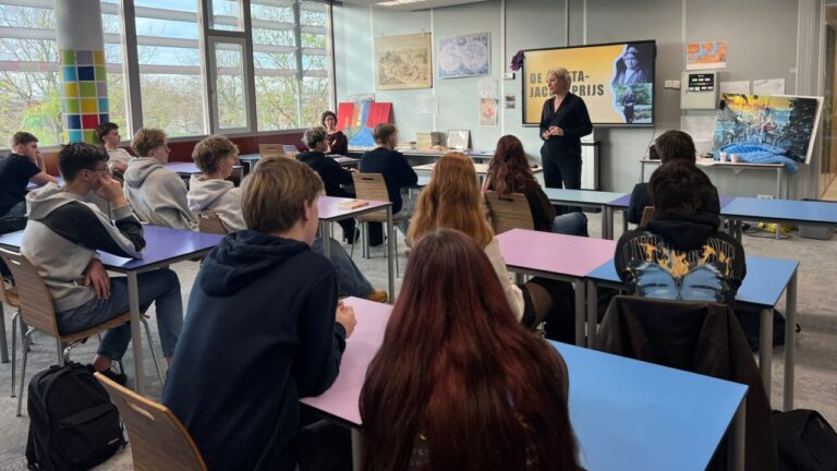 Erica van Lente op Aletta Jacobs College. Aletta Jacobs Prijs