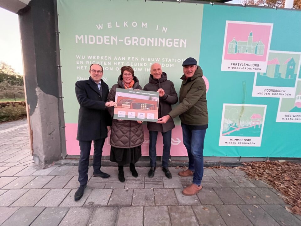 Startsein voor vernieuwing van treinstation Hoogezand