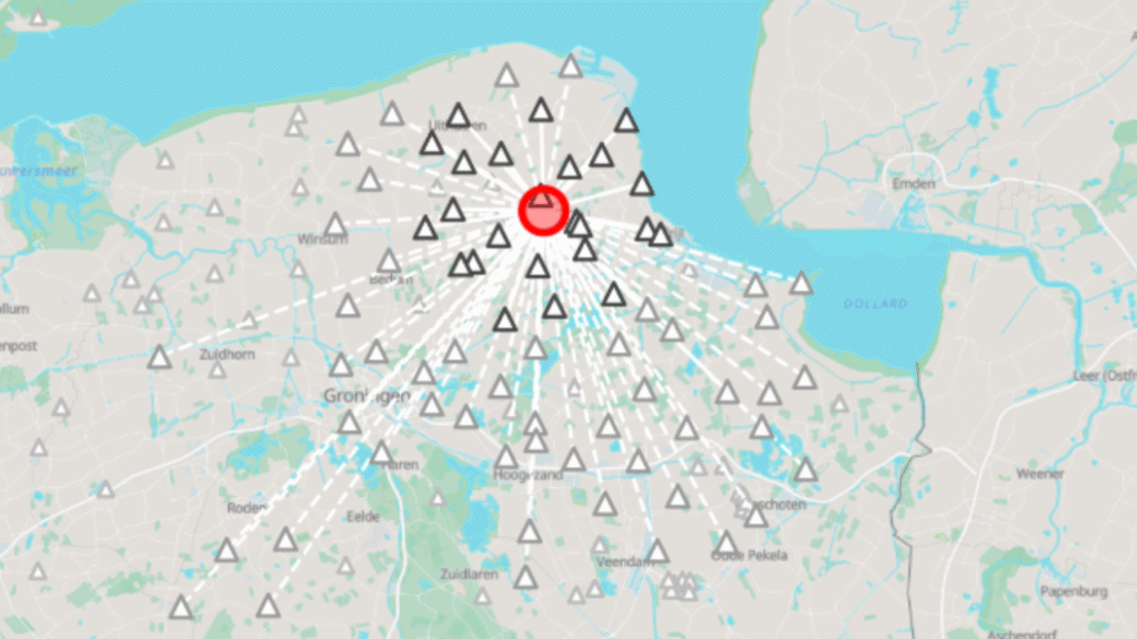 Aardbeving van 2025-11-14 00:16:40. t Zand