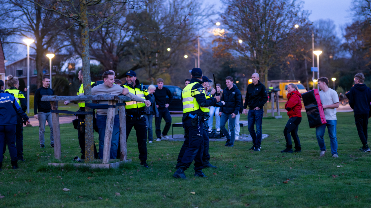 Grote oefening van hulpdiensten in Sappemeer