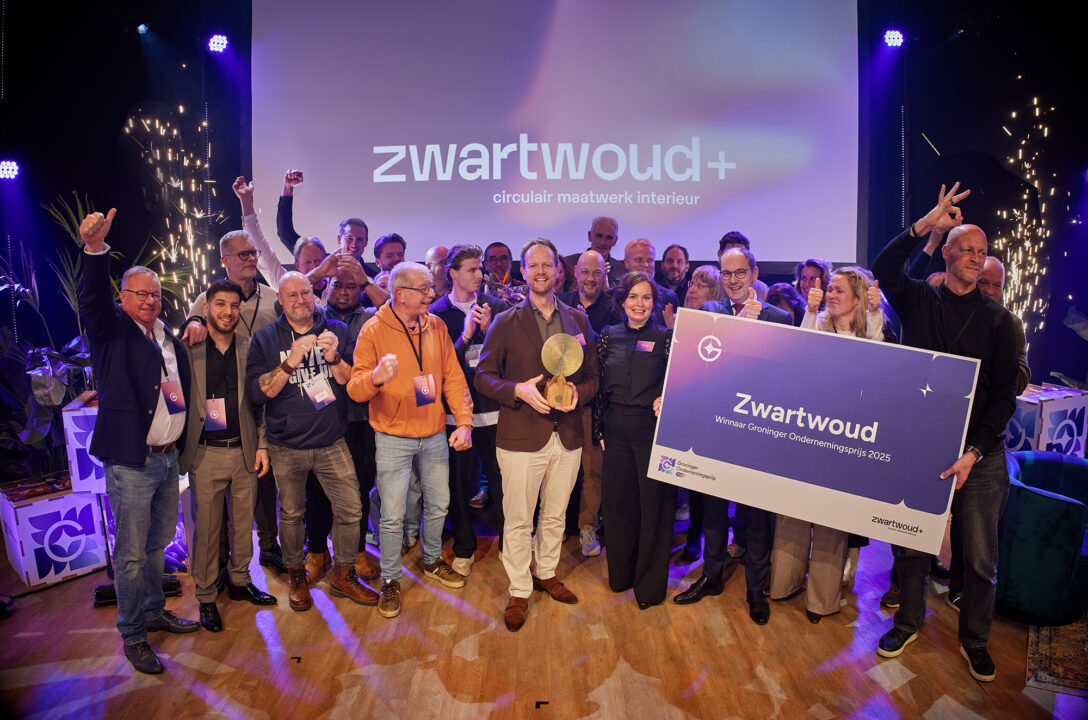 Winnaars Groninger ondernemersprijs 2025. Zwartwoud