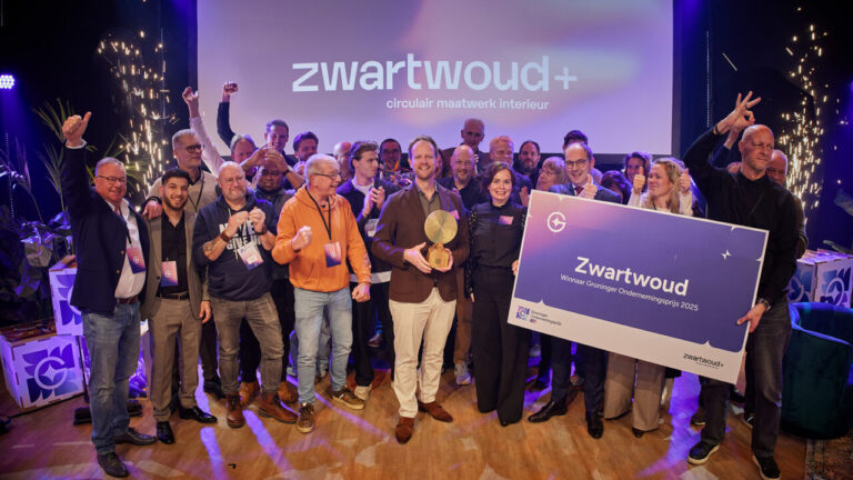 Winnaars Groninger ondernemersprijs 2025. Zwartwoud