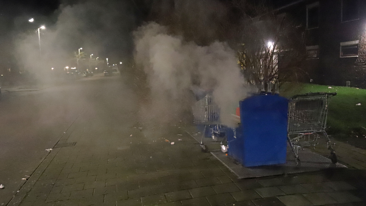 112 containerbrand Hoogezand