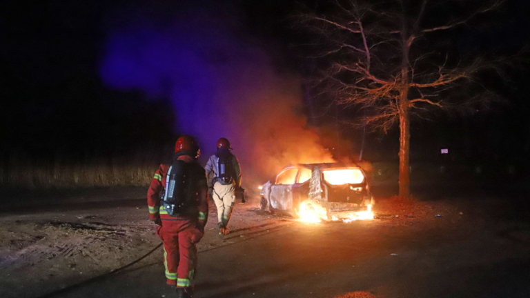 Autobrand 112hoogezand foto