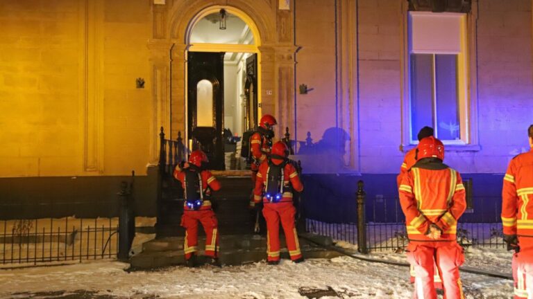 Brand in de Violenstraat in Sappemeer