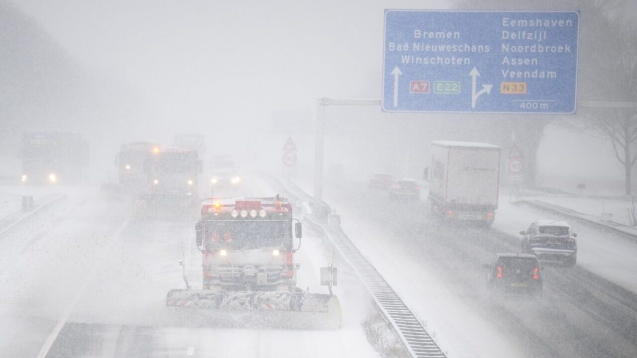 Winter op de A7, 7 jan 2026