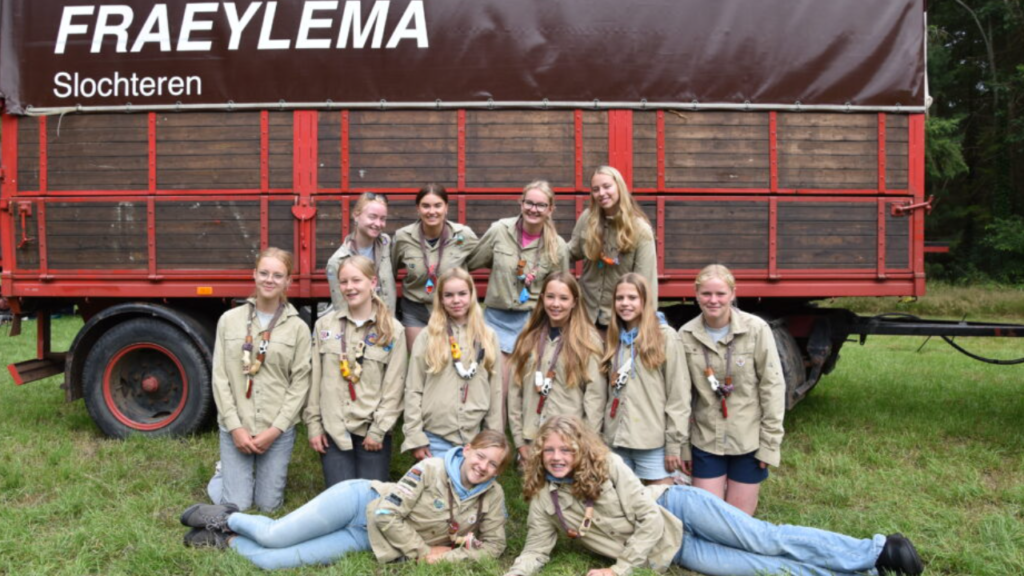 Scoutinggroep Vendel Fraeylema foto van hun