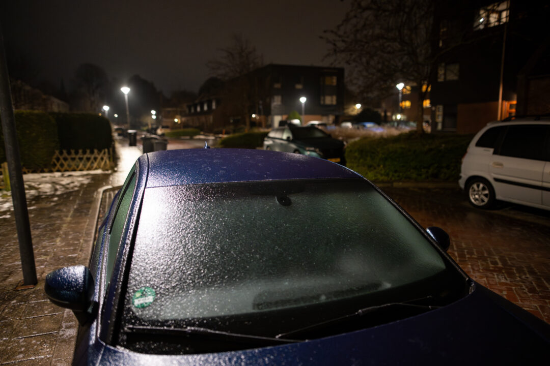 Code Rood voor gladheid in Sappemeer