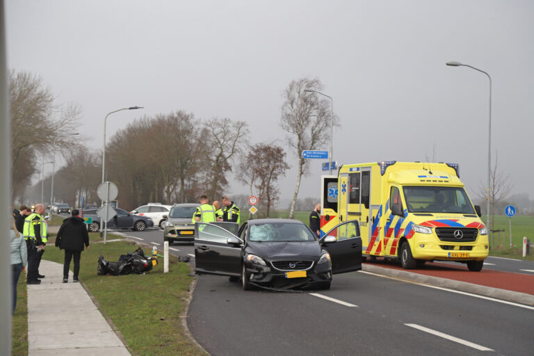 Scooterrijder gewond na ongeval Kielsterweg
