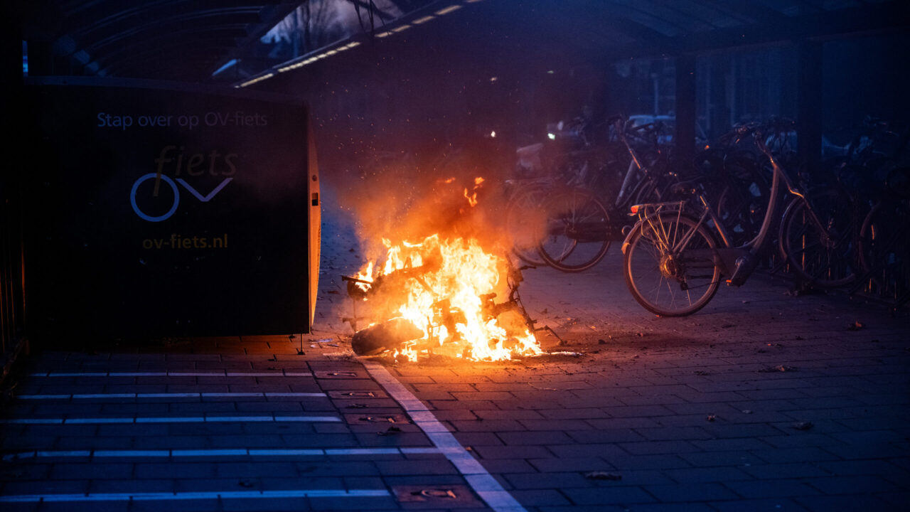 Alweer scooterbrand op station Hoogezand