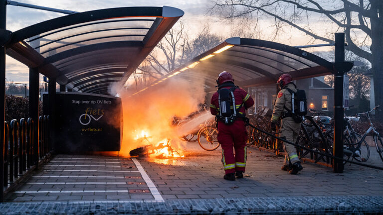 Alweer scooterbrand op station Hoogezand