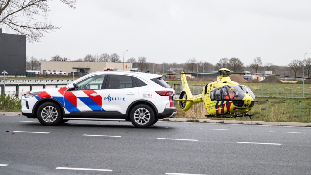 Fietser ernstig gewond op Rijksweg-West Kolham
