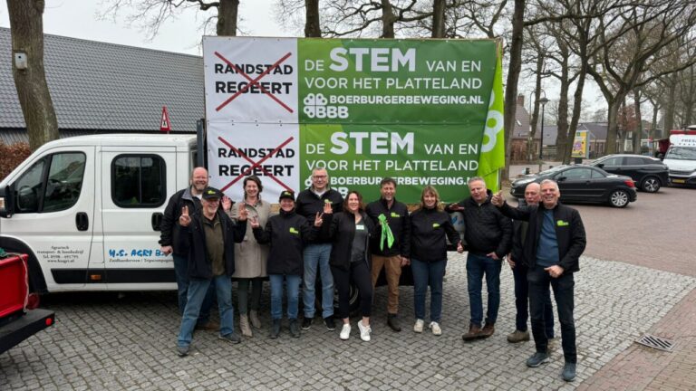 BBB trekt met trekker door Midden-Groningen