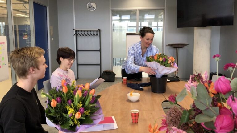 uitreiking van de diploma's module Basiskennis Ondernemerschap