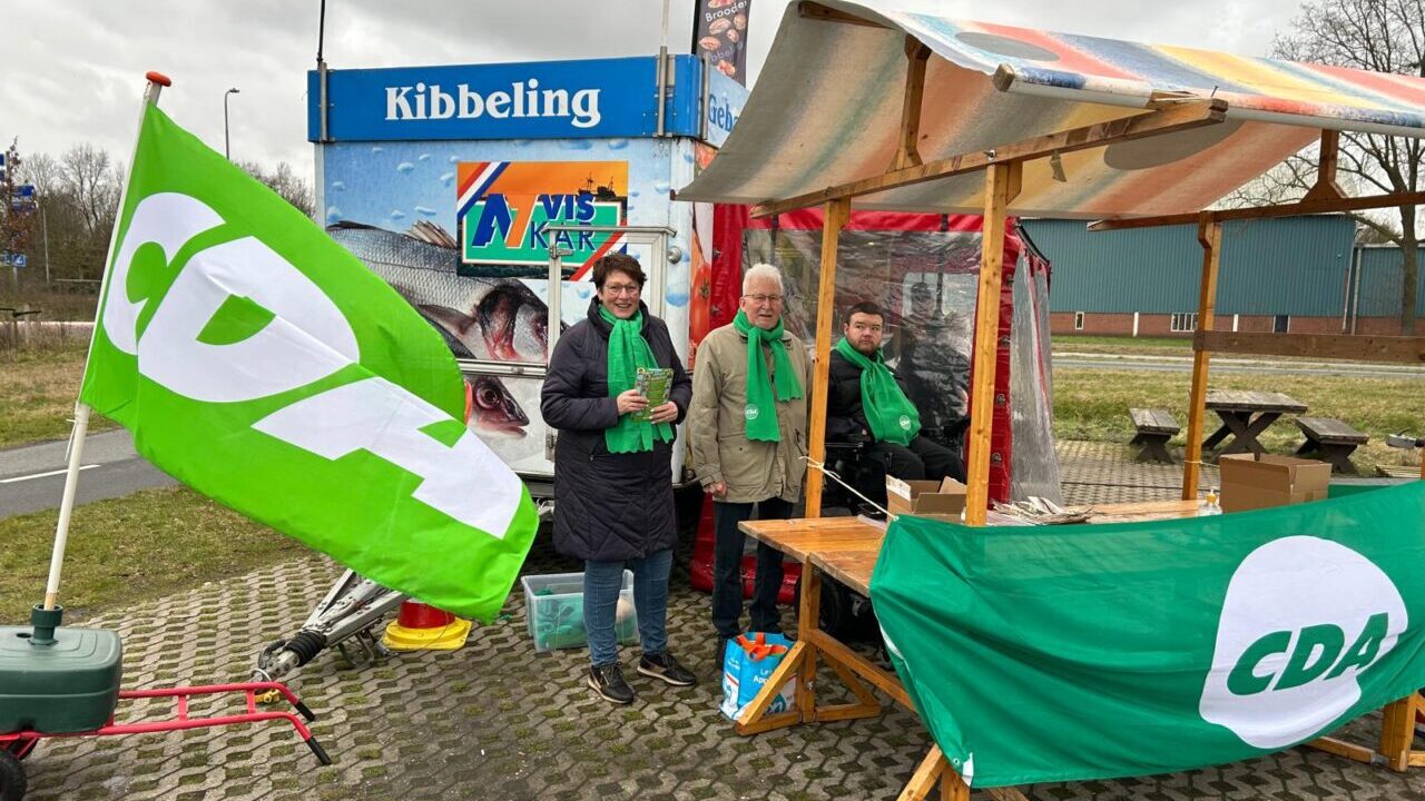 CDA spreekt inwoners bij haringactie Kolham