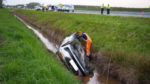 Dronken bestuurder vlucht na crash A7