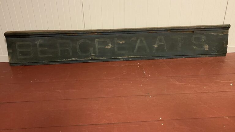 onbekende bord,  Foto: Henk Nijhuis (NNTTM).