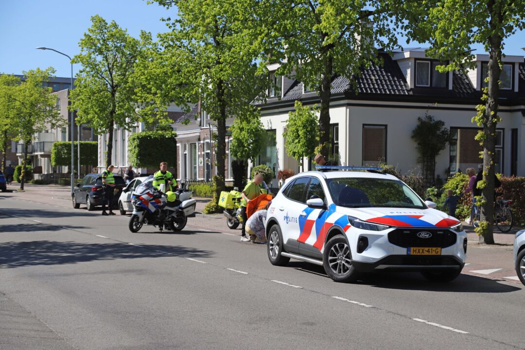Fietsster gewond bij aanrijding op Noorderstraat