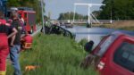Ongeval met drie voertuigen Lageland