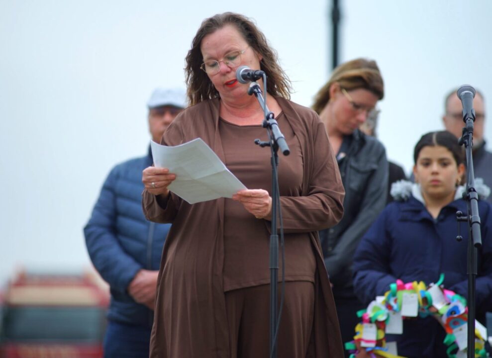 Anja Van Duuren, dodenherdenking Zuidbroek