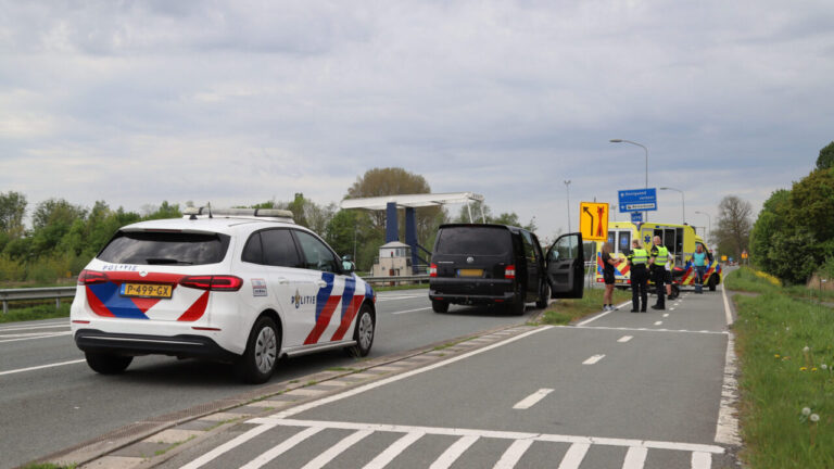 Scooterongeval op Rijksweg West in Westerbroek