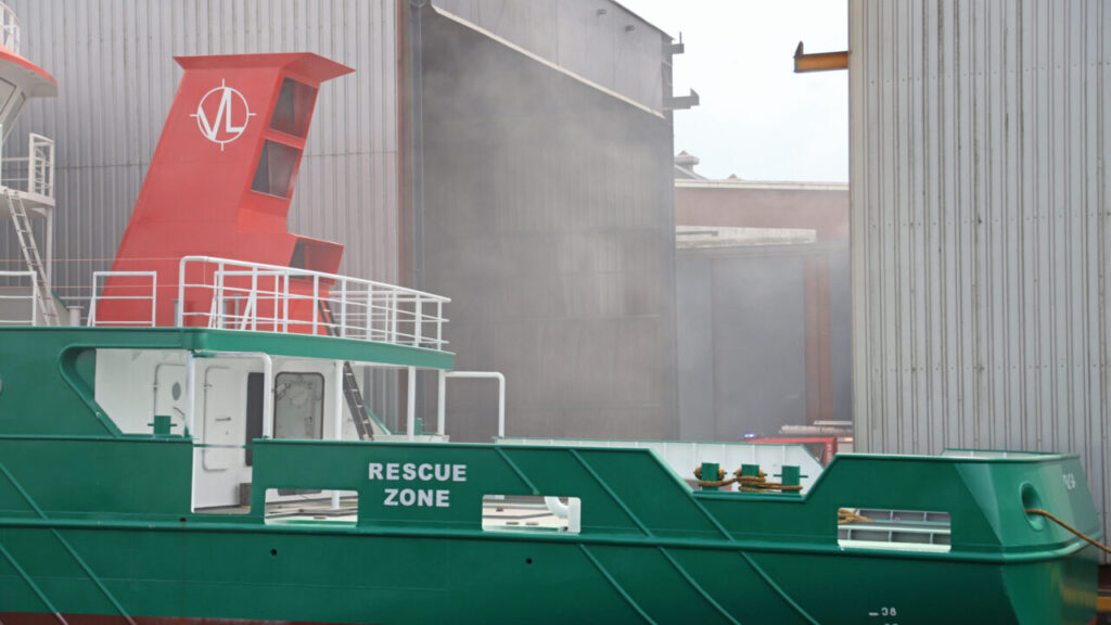 Brand in afzuiginstallatie Scheepswerf Pattje in Waterhuizen