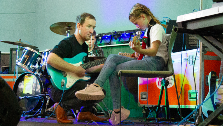 rijdende popschool foto