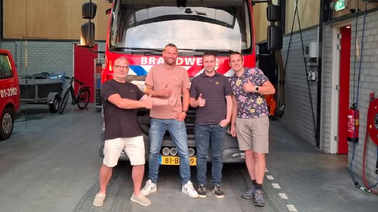 Geslaagden brandweer Siddeburen