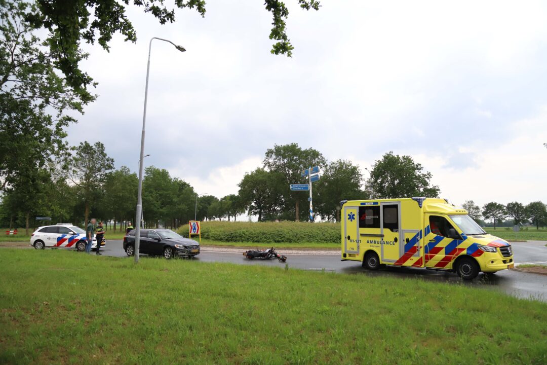 Motorrijder gewond bij ongeluk op Kielsterachterweg