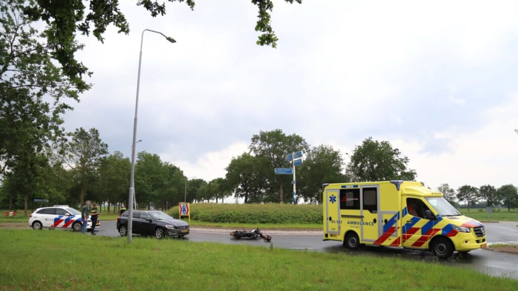 Motorrijder gewond bij ongeluk op Kielsterachterweg
