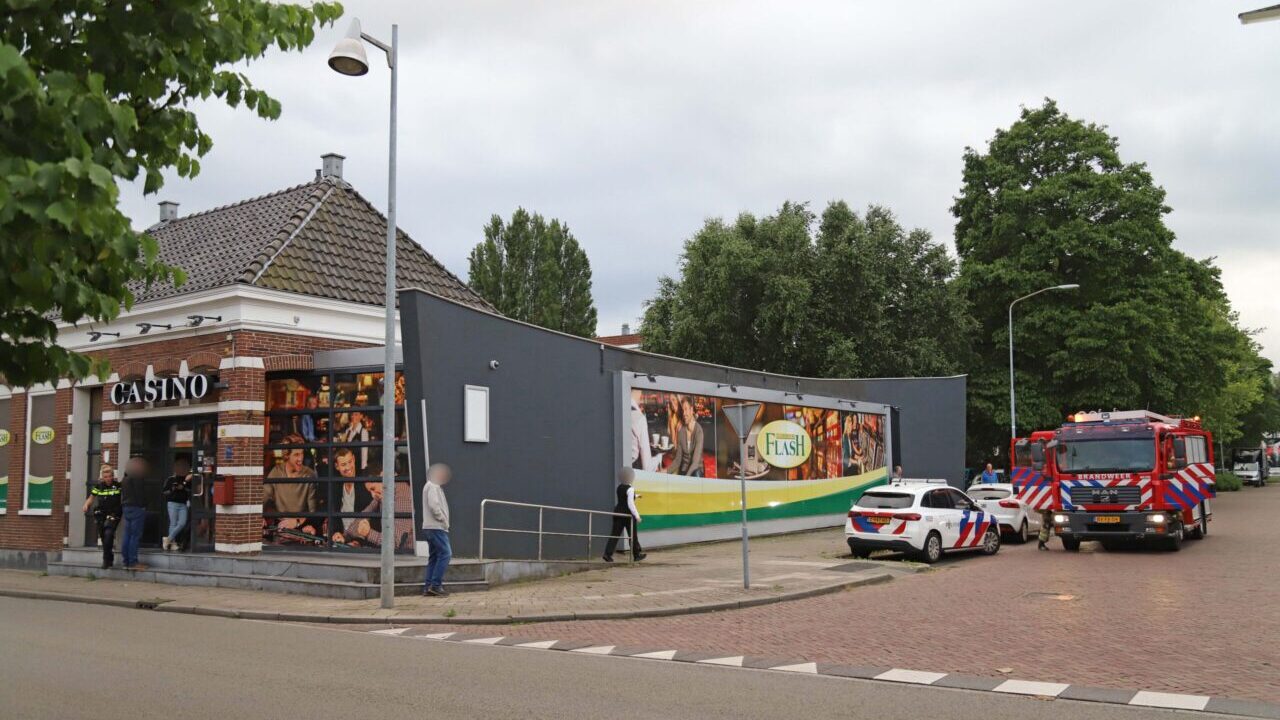 Casino Kerkstraat in Hoogezand ontruimd na lekkage-alarm