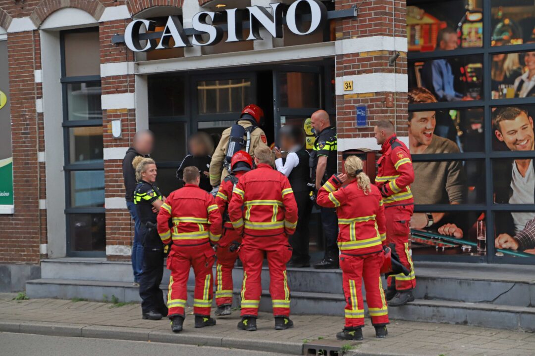 Casino Kerkstraat in Hoogezand ontruimd na lekkage-alarm