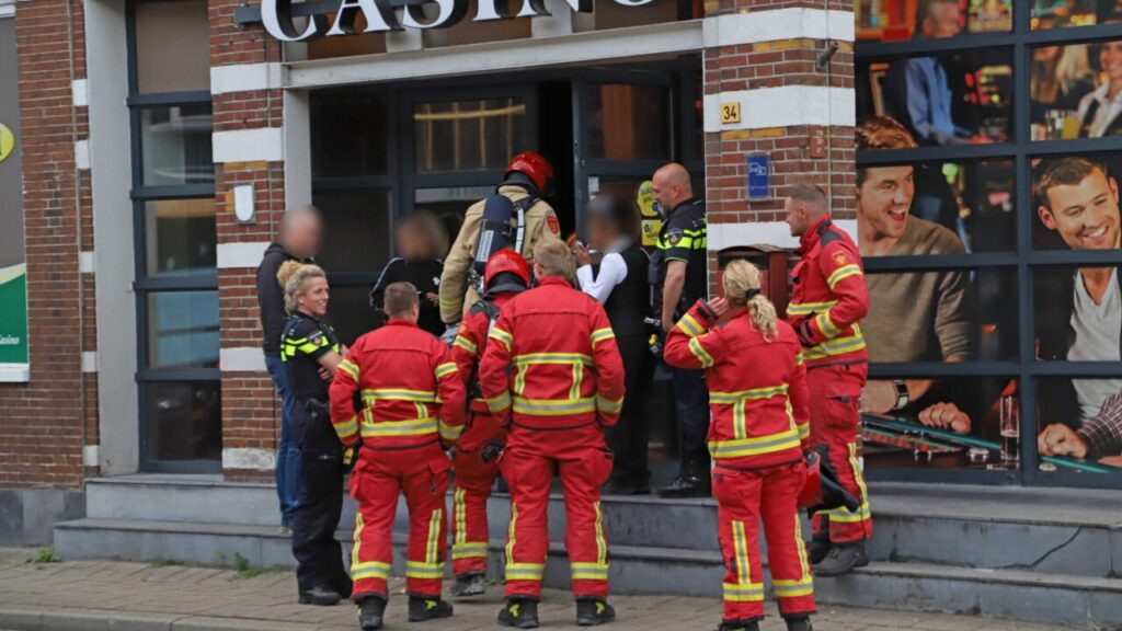 Casino Kerkstraat in Hoogezand ontruimd na lekkage-alarm