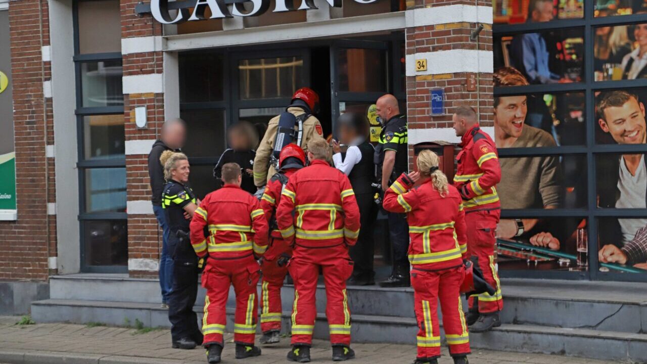 Casino Kerkstraat in Hoogezand ontruimd na lekkage-alarm