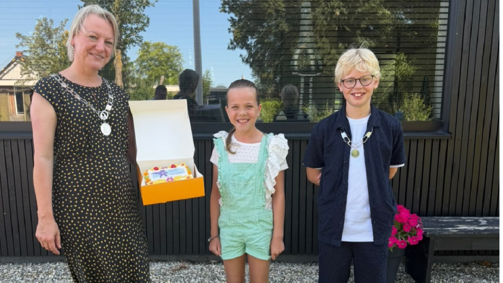Kinderburgemeester Myrthe Folkersma
