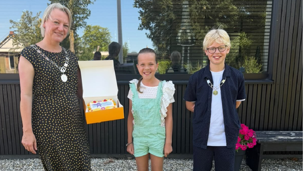 Kinderburgemeester Myrthe Folkersma