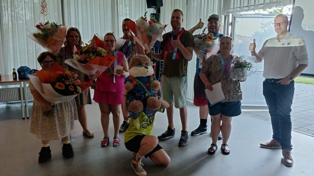 Huldiging Special Olympics