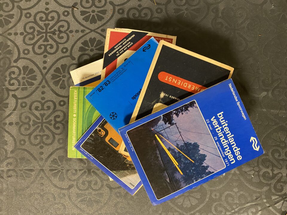 spoorboekjes Trein en Tram museum