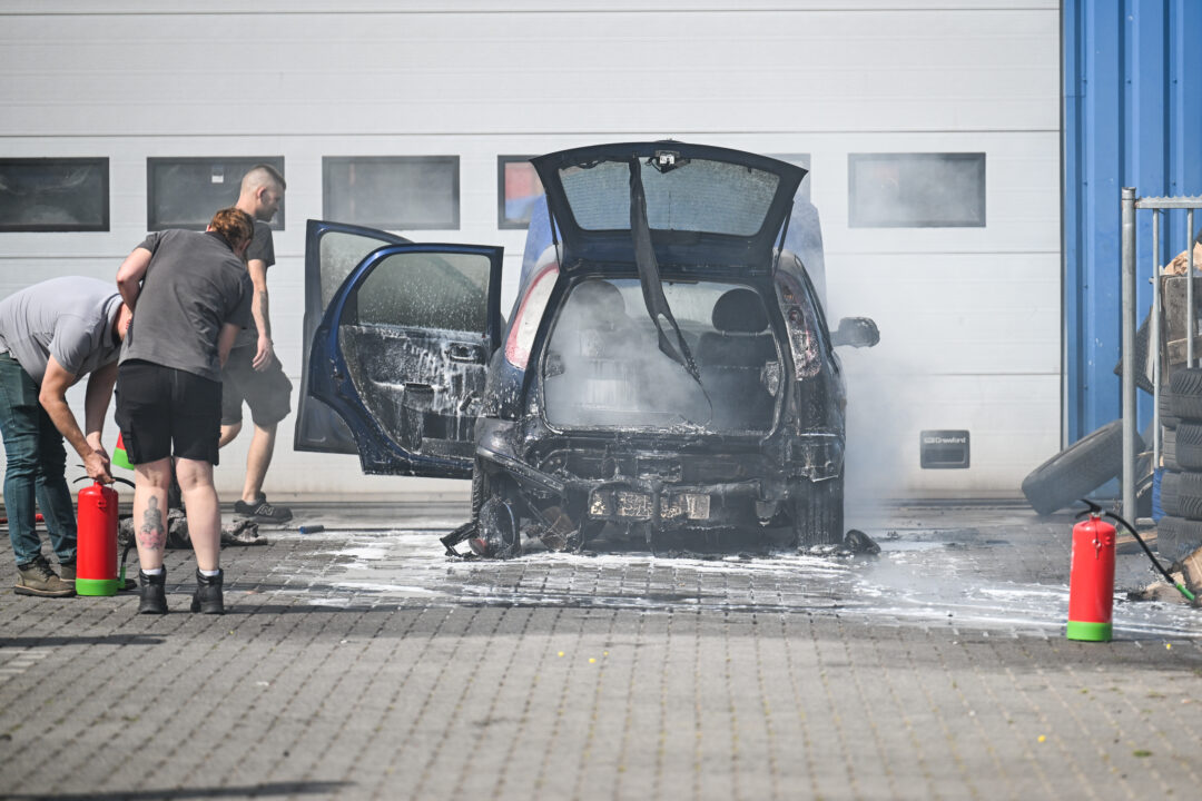 Venema Media 112 brand auto Productieweg