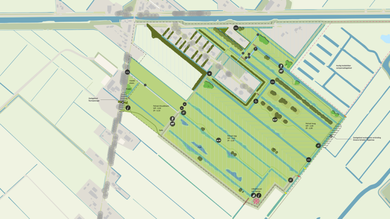 Plan de Groene Schakel, Lageland