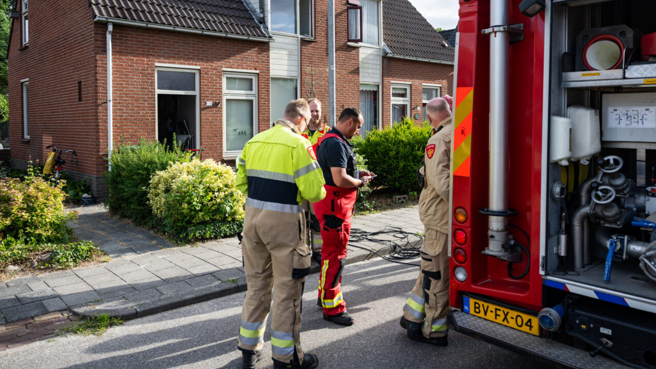 Woningbrand in Hoogezand