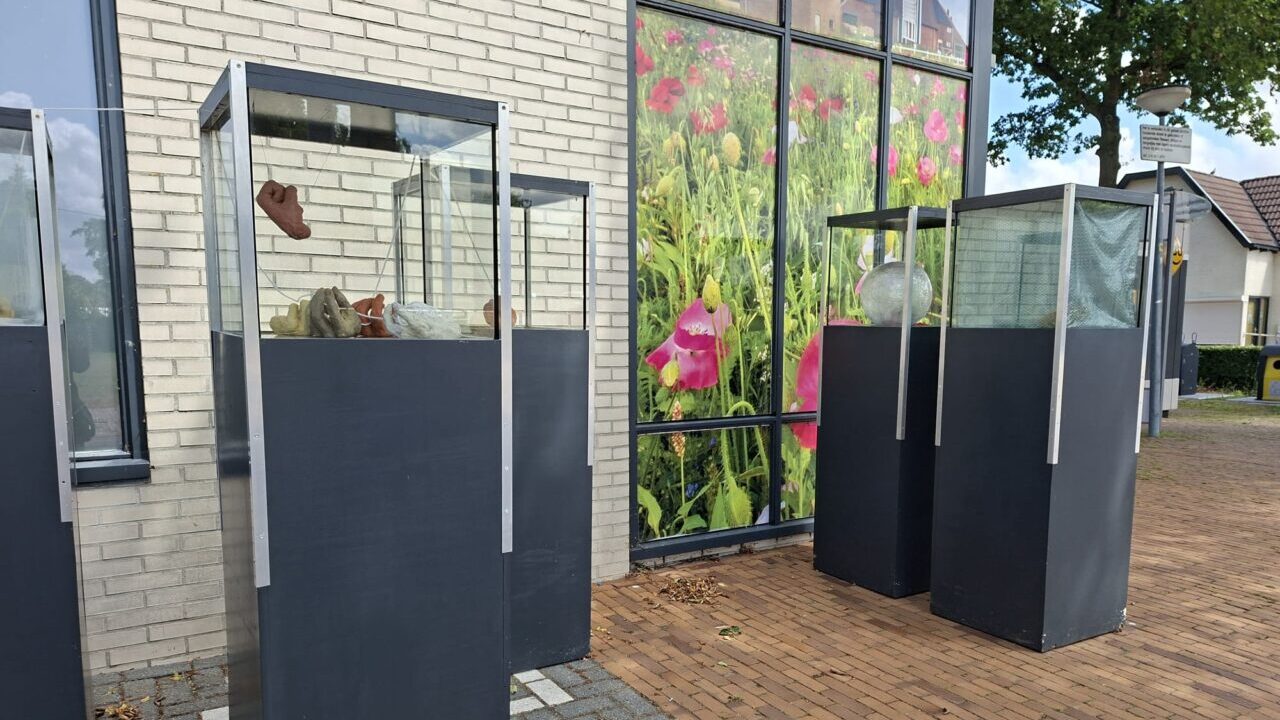 Memory making’ van beeldend kunstenaar Leoni Janssen te zien aan de Hoofdweg in Siddeburen