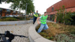 Kinderen vluchten voor politie in Siddeburen
