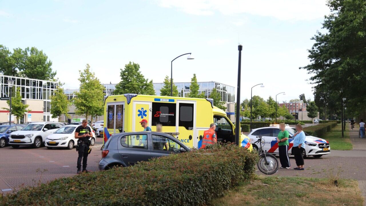 Botsing tussen twee auto’s op Gorecht-Oost, 112 bericht