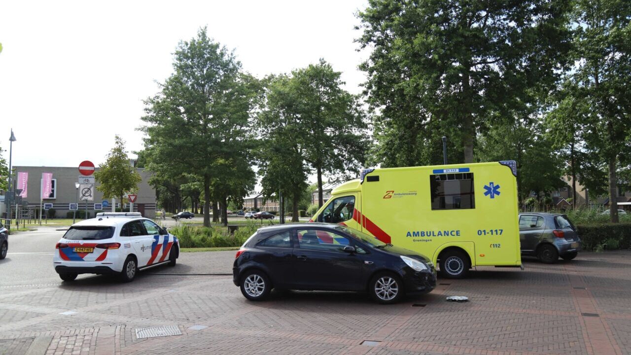 Botsing tussen twee auto’s op Gorecht-Oost, 112 bericht