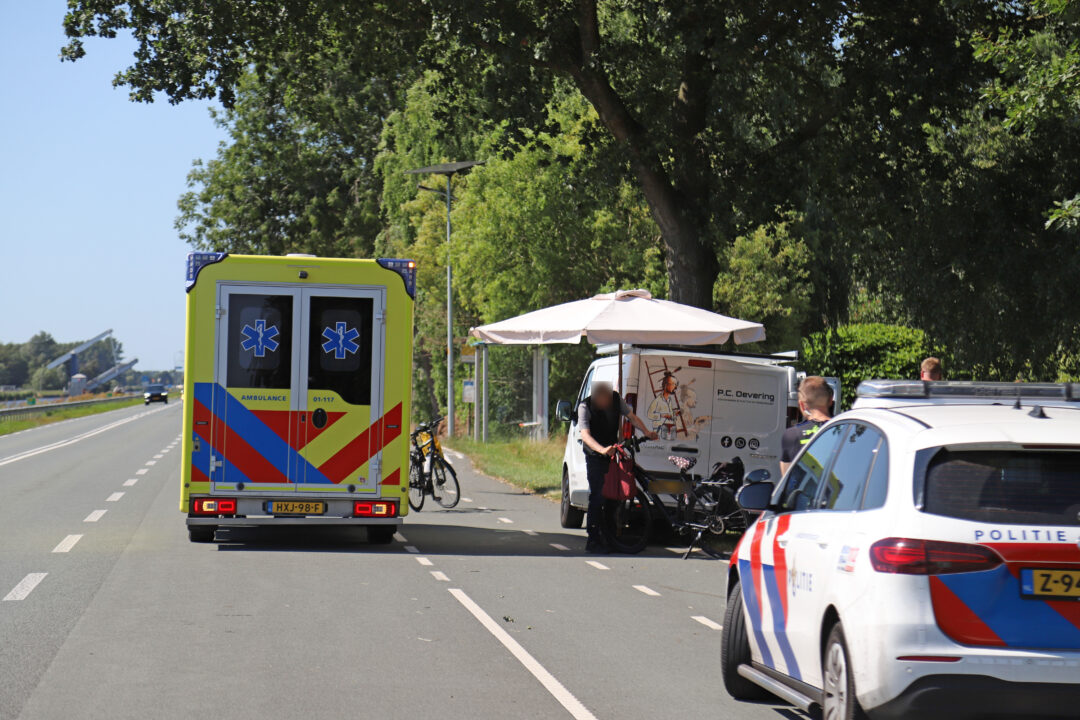 Fietser gewond bij ongeluk in Westerbroek