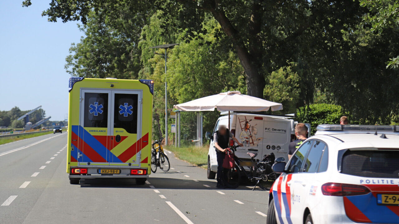 Fietser gewond bij ongeluk in Westerbroek
