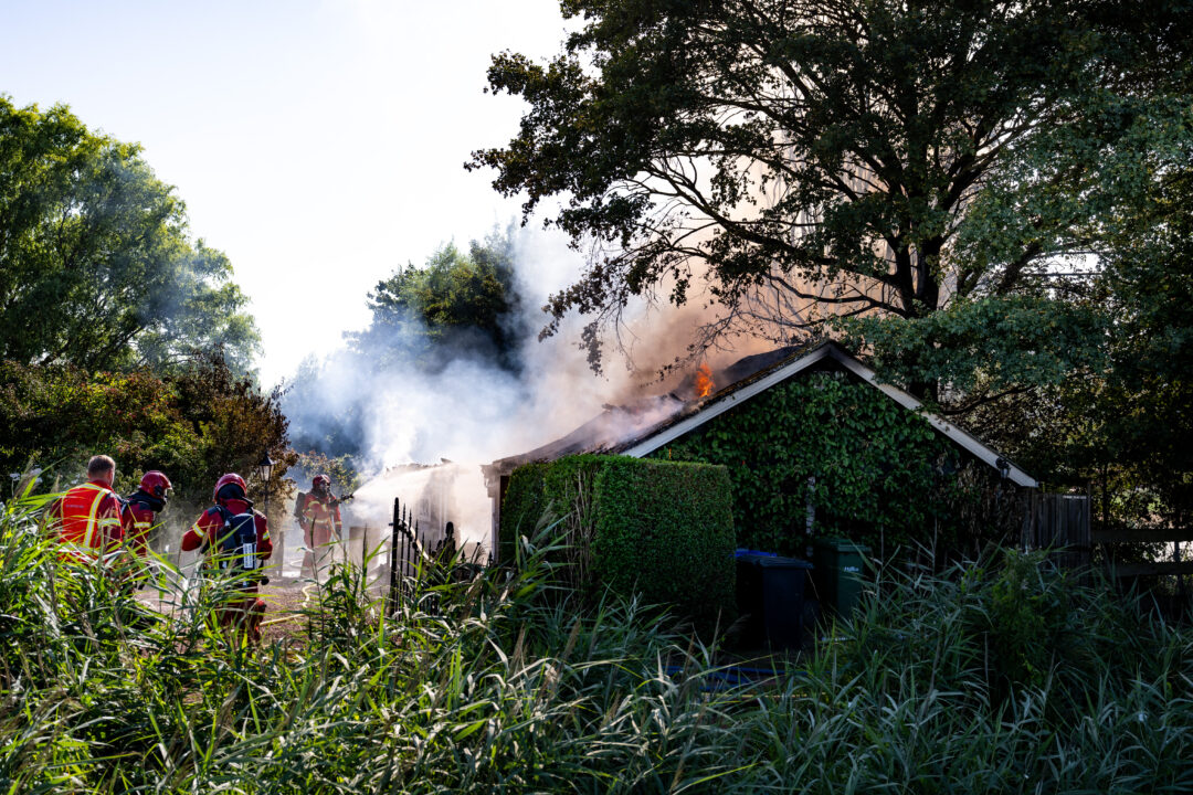 schuurbrand, Groenedijk in Slochteren
