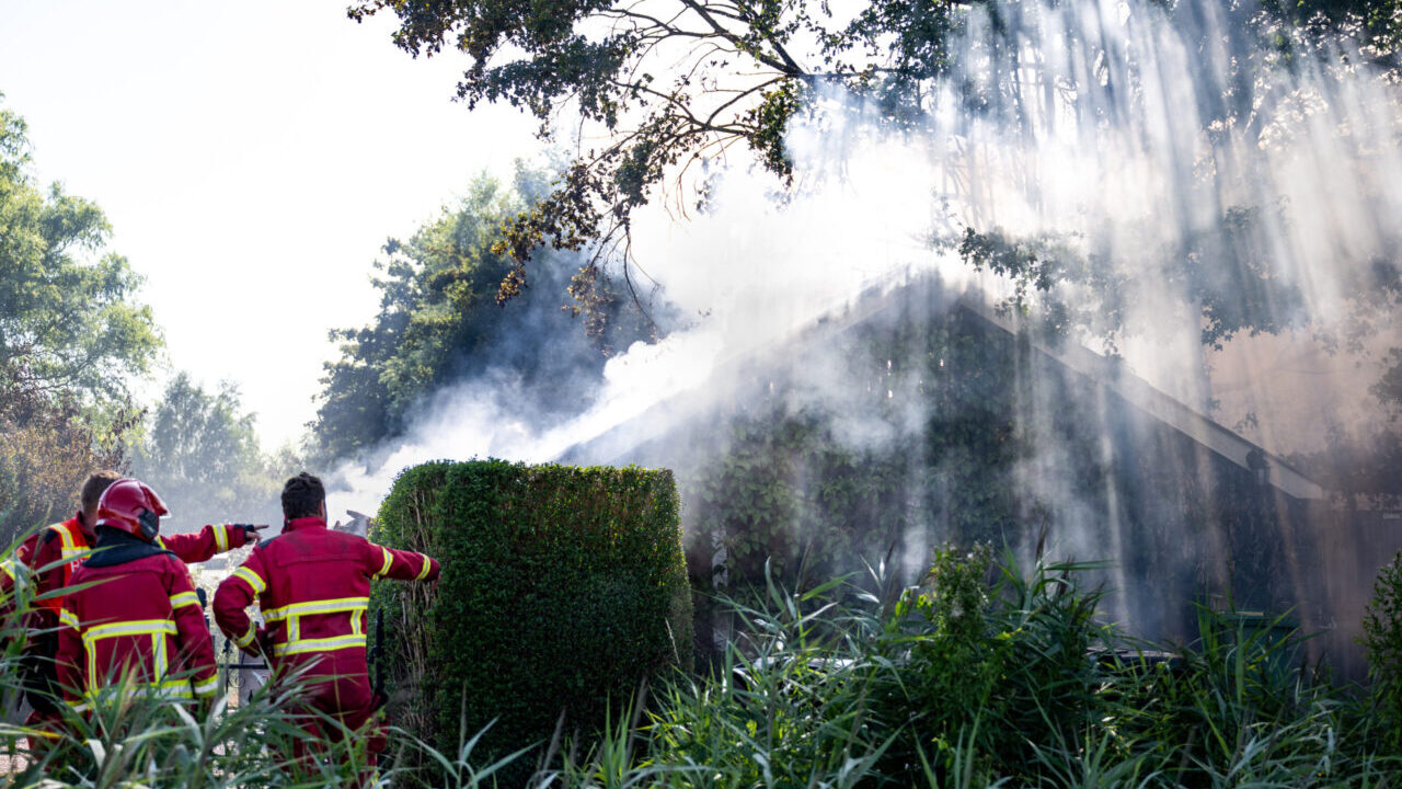schuurbrand, Groenedijk in Slochteren